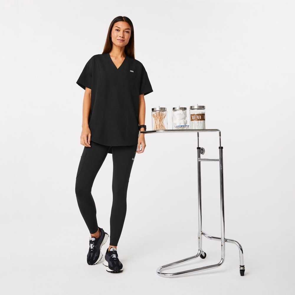 Figs Black Skinny Pants